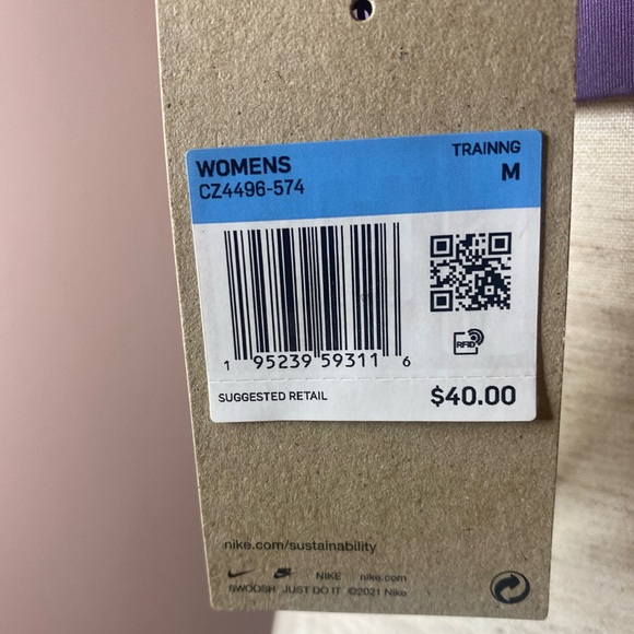 🚫SOLD🚫NWT NIKE padded pro long line sports bra size M - Picture 7 of 8